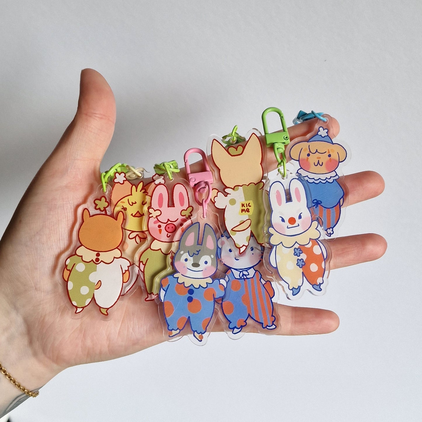 clownzoo classic acrylic charm