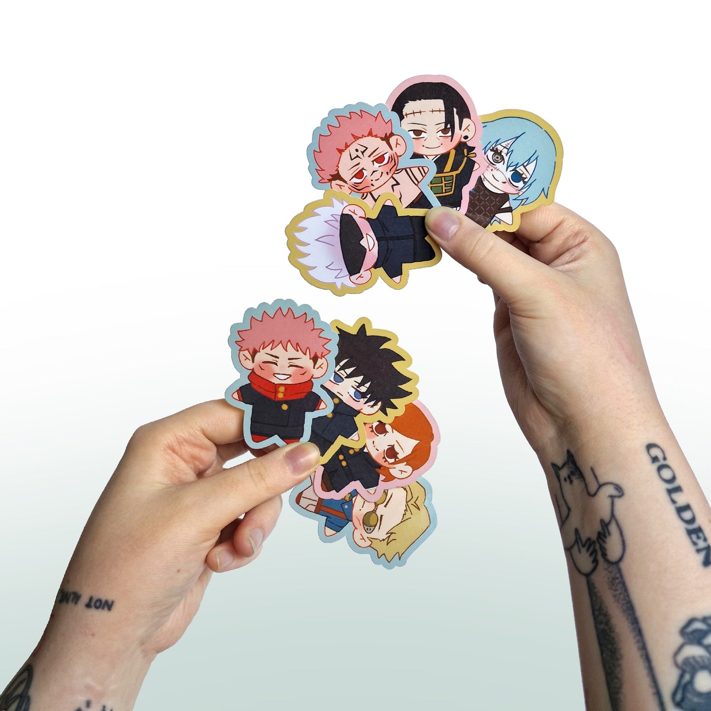 jjk s1 beans stickers