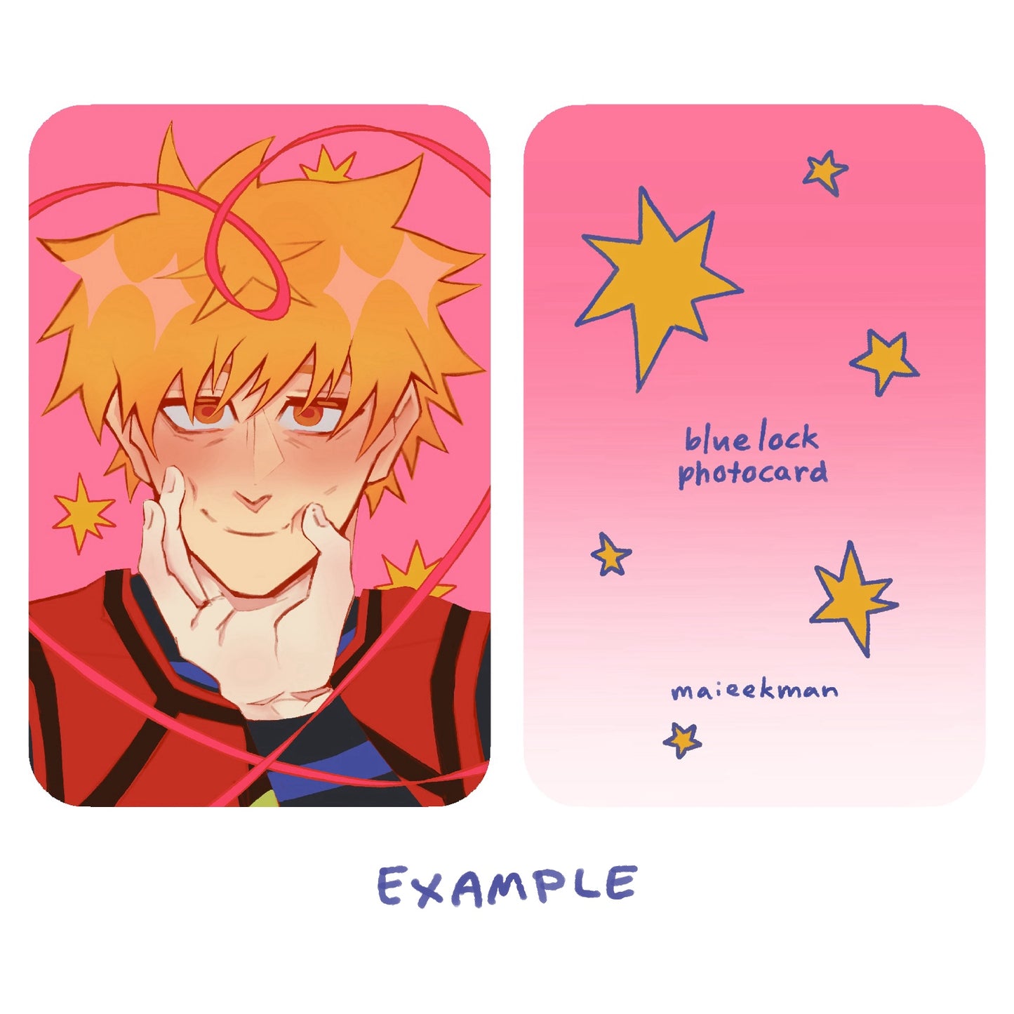 football anime photocards