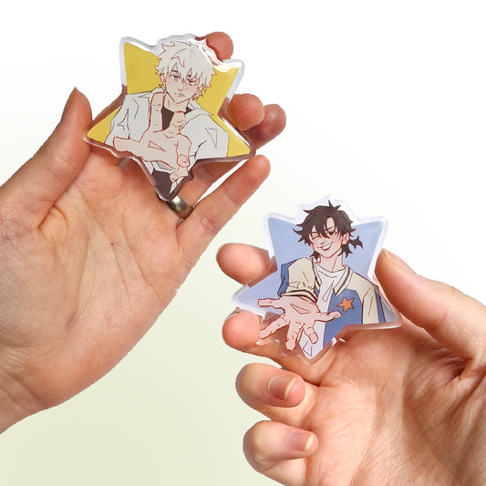 doomed yaoi pin set