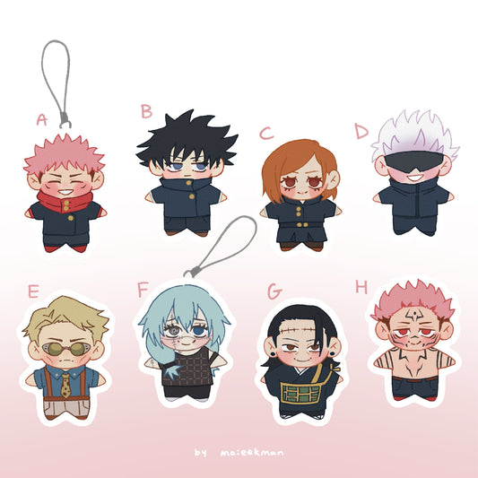 jjk s1 beans phone charms