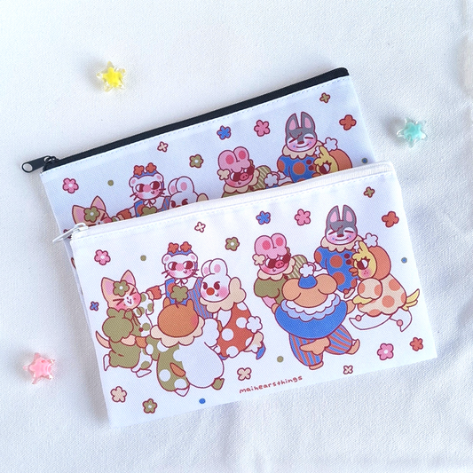 clown circles pencilcase