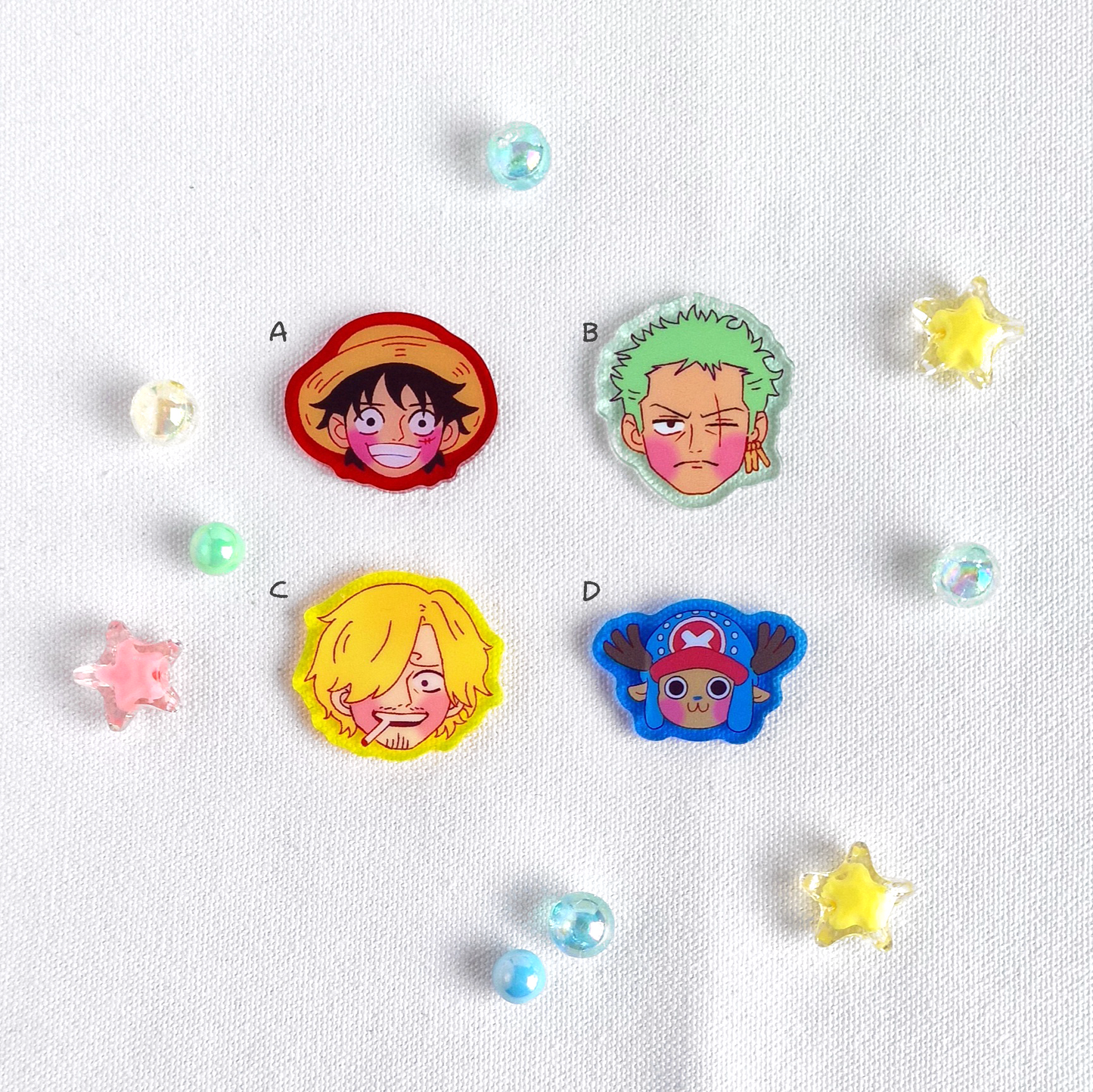 pirate acrylic pins